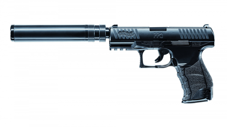 Walther Pistole PPQ Navy Kit 6mm Spring Schwarz