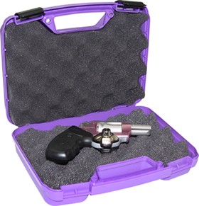MTM Pistol Handgun Case 805-25 Single Up to 4&quot; Revolver Purple VE 12